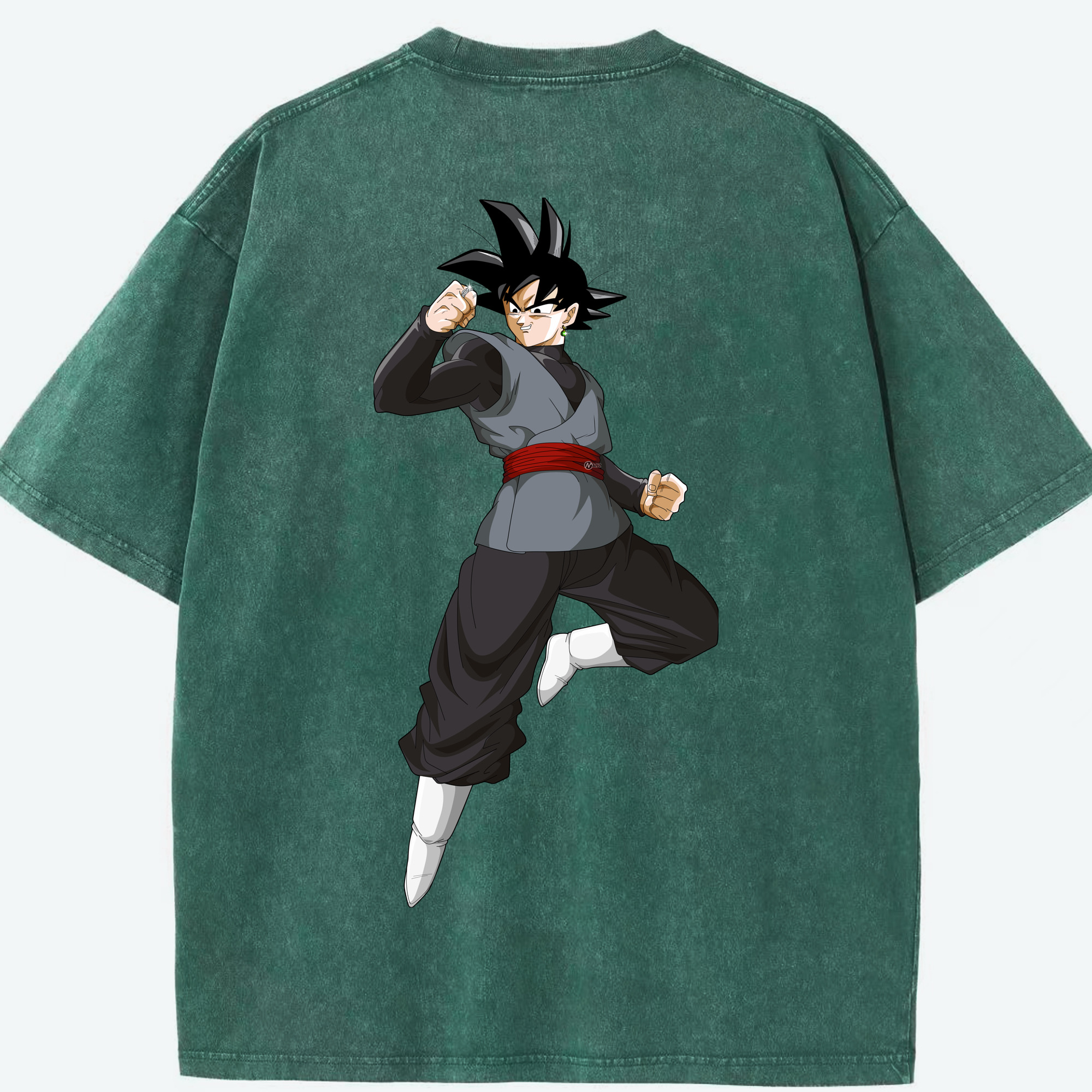 （画像用） ドラゴンボール ベジータ四世（Bejīta Yonsei）DRAGON BALL Vegeta IV 綿100% ヴィンテージ風 半袖Tシャツ（背面プリント）